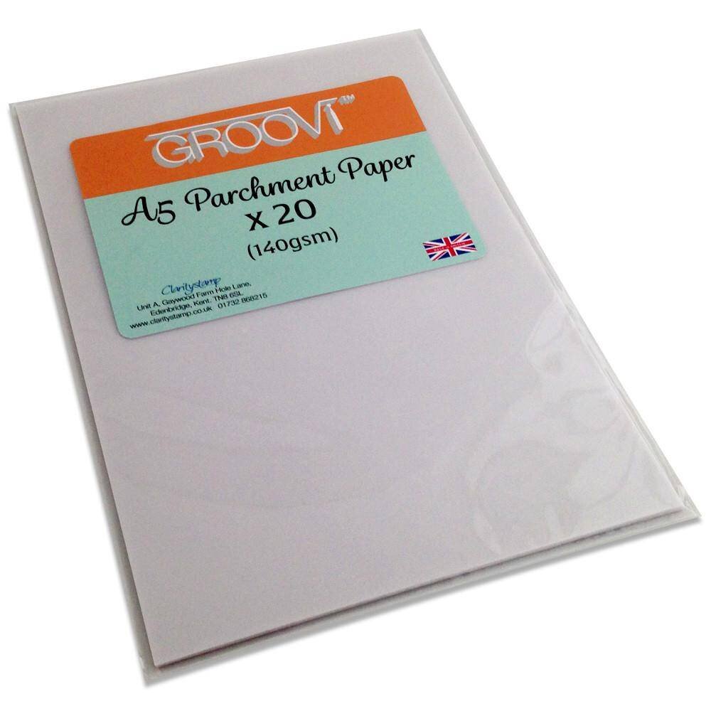 Groovi Parchment Paper A5 20 Sheets